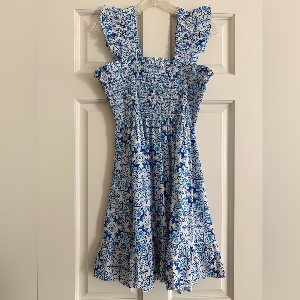 Hill House Blue and White Dress - Picture 2 of 4